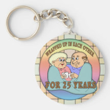 25th Wedding Anniversary Gifts Key Chains