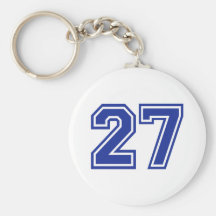 27 - number key chain