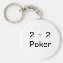 2 + 2 Poker Keychain
