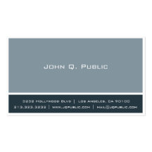 2 Colour with White Frame Business Card