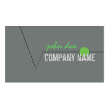 2 sided minimal business card