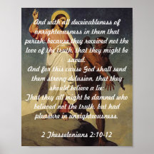 2 Thessalonians 2:10-12 Print