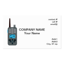2 way radio business cards