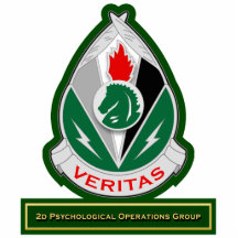 2d Psychological Operations Group DUI Acrylic Cut Out