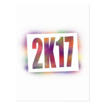 2k17 2017 post card