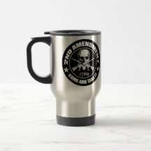 2nd Amendment Come And Take It Skull And AR's Coffee Mugs