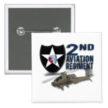 2nd Aviation Regiment - Apache Button