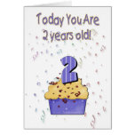 2nd Birthday Card - Customised
