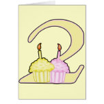 2nd Birthday Greeting Card
