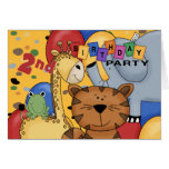 2nd Birthday Party Greeting Cards