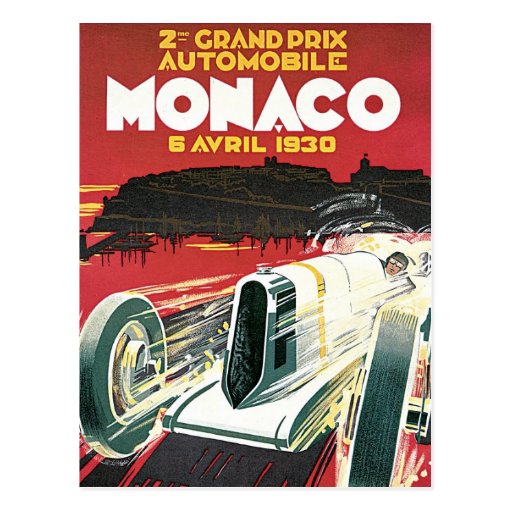 2nd Grand Prix de Monaco Postcards