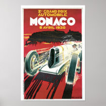2nd Grand Prix de Monaco Print