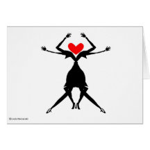 2WomenDancing Cards