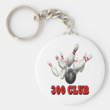 300 Club Bowling Key Chains