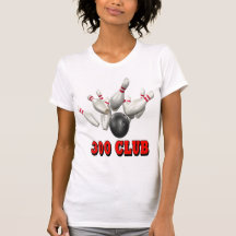 300 Club Bowling Tee Shirt