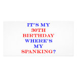 30 Where's my spanking? Picture Card