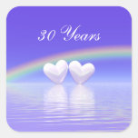 30th Anniversary Pearl Hearts Stickers