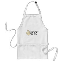 30th Birthday Aprons