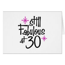 30th Birthday Card