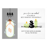 30th Birthday Girly Spa Weekend Getaway Invitation