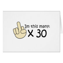 30th Birthday Greeting Card