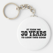 30th Birthday Key Chain