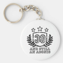 30th Birthday Keychain