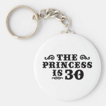 30th Birthday Keychains