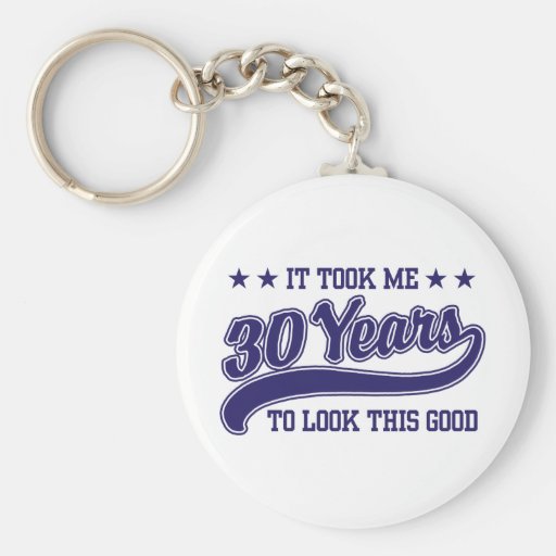 30th Birthday Keychains