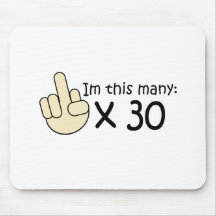 30th Birthday Mouse Mat
