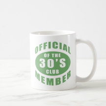 30th Birthday Official Member Mugs