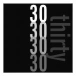30th Birthday Party Invitations