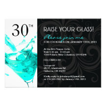 30th BIRTHDAY PARTY INVITATIONS