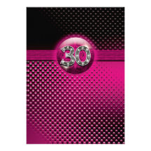 30th birthday party invitations - CUSTOMIZE