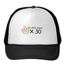 30th Birthday Trucker Hats