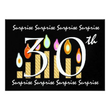 30th SURPRISE Birthday Party Invitation Template
