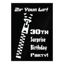 30th SURPRISE Birthday Party Invitation Template