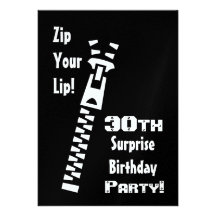 30th SURPRISE Birthday Party Invitation Template