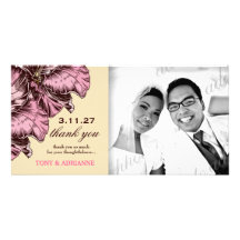311-Aloha Hibiscus Thank you Picture Card