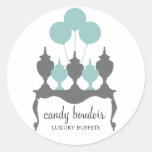 311 Candy Boudoir Rococo Robin Egg Blue Sticker
