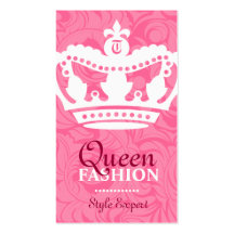 311-Crown Couture Monogram Business Cards
