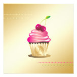 311-Cupcake Paradise Monogram Invitations