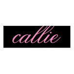 311-Custom Name Business Card Sweet Pink