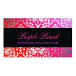311 Dazzling Damask Purple Punch Business Card
