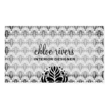 311-ELEGANT GRAY WALLPAPER BUSINESS CARDS