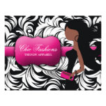 311 Fashionista Gift Card | African American Custom Announcements