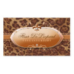 311-Fleur De Leopard with Diamonds Business Cards