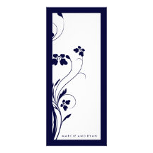 311-Floral High-Rise Program | Midnight Blue Personalized Announcement