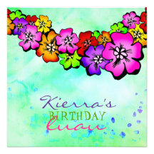311-Flower Shower Lei Invitation | Water