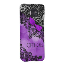 311 Galaxy Dream in Leopard and Lace Violet Samsung Galaxy S Cases